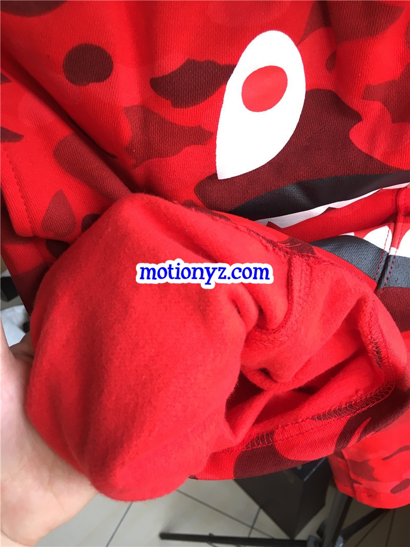 Red Bape Camo Shorts